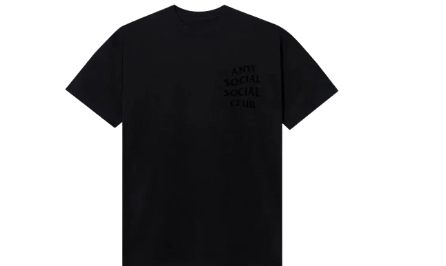 Anti Social Social Club Same But Different Tonal Tee – Black