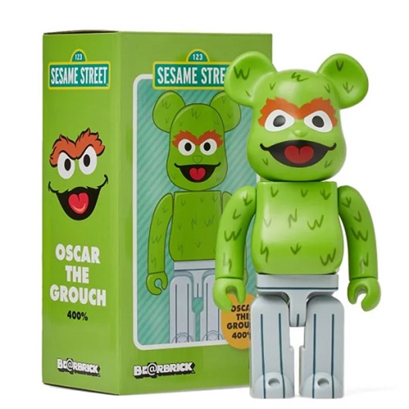 Bearbrick Oscar The Grouch 400% Green
