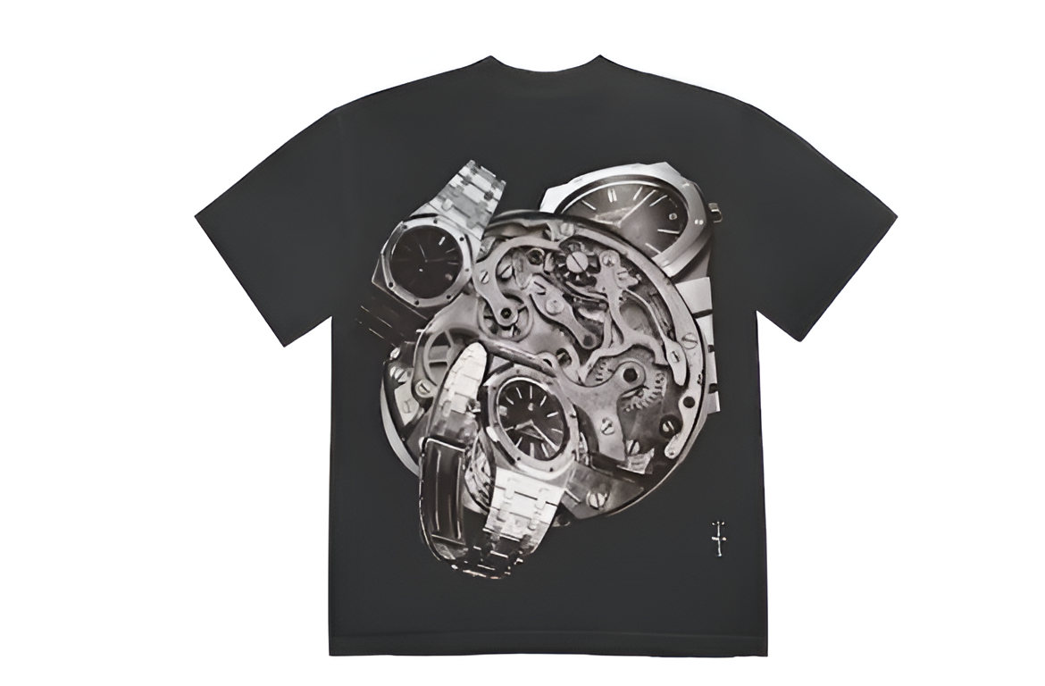 Travis Scott CJ x Audemars Piguet Collage Tee Black