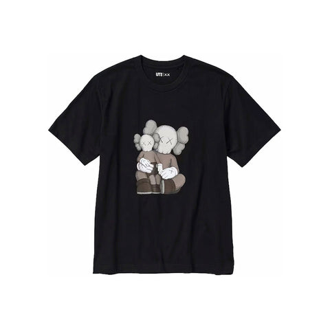 KAWS X Uniqlo UT Short Sleeve Graphic T-Shirt Black Kids