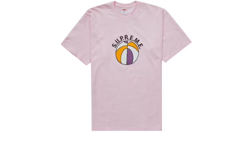 Supreme League Tee Light Pink