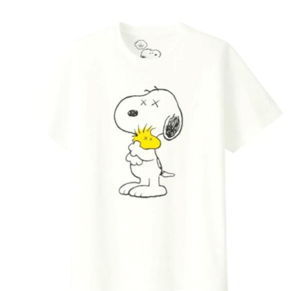 KAWS x Uniqlo x Peanuts Snoopy & Woodstock Tee (Asia Sizing) White