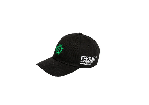 Hidden NY X Feid Dad Hat Black/Green Sunburst Ferxxo