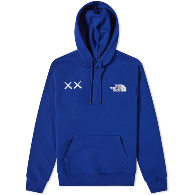 KAWS x The North Face Popover Hoodie Bolt Blue