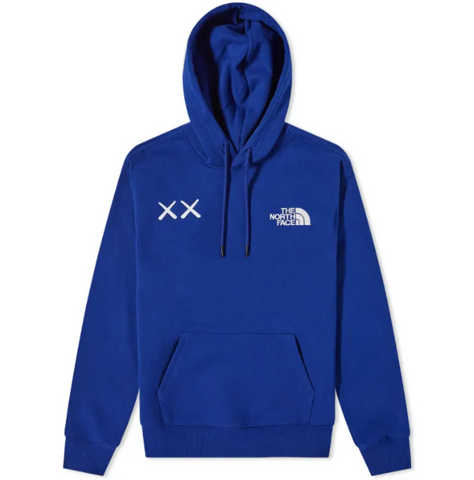 KAWS x The North Face Popover Hoodie Bolt Blue