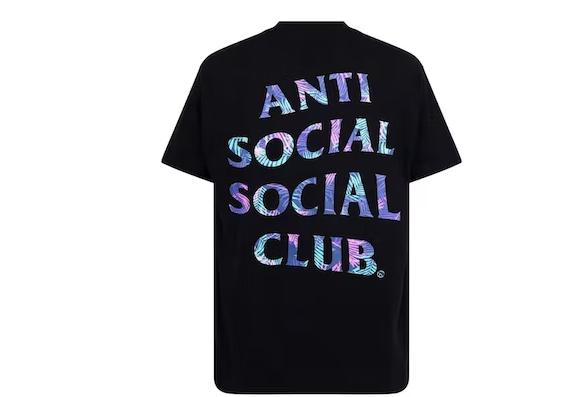 Anti Social Social Club Kiss The Wall (Members Only) Tee Black