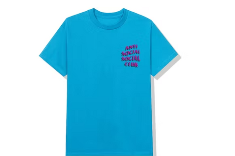 Anti Social Social Club Toned Down T-shirt Blue