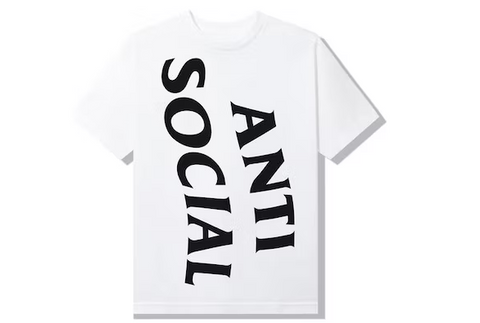 Anti Social Social Club Vertical Horizon T-shirt White