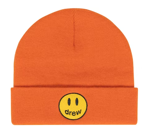 Drew House Mascot Rib Beanie Orange