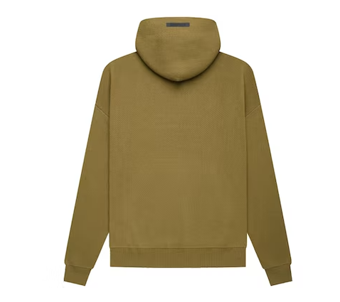 Fear of God Essentials Knit Pullover Hoodie Amber