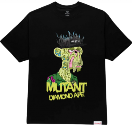 Military Mutant Ape Black Tee