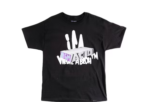 Virgil Abloh ICA Graffiti T-shirt Black