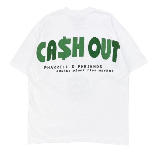 CPFM X Pharrell Cash In Cash Out White T-shirt